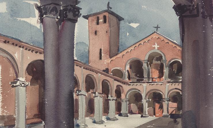 watercolor by Fr. Catich